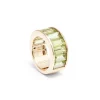 Anillo Peridoto Verde Flúor