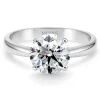 Anillo platino y diamante 0,75 quilates Frida solitario
