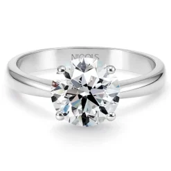 Anillo platino y diamante 0,75 quilates Frida solitario