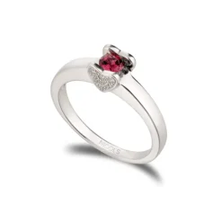 Anillo Rubí Love Heart