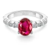 Anillo Rubí oval Lola 1,20 Quilates
