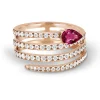 Anillo Rubí y Diamantes Delicia
