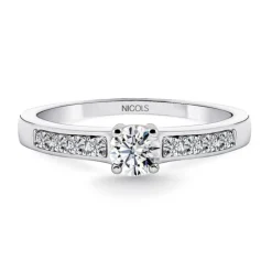 Anillo Solitario Amelie 0.35Ct