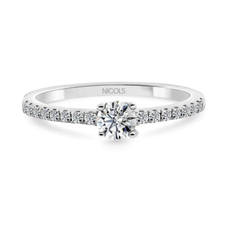 Anillo Solitario Brillante Dafne Petit 0.20