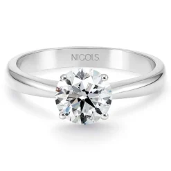 Anillo Solitario diamante 0,10 a 0,70 quilates Frida Oro Blanco
