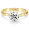 Anillo Solitario diamante 0,10 a 0,70 quilates Frida Oro Amarillo