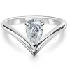 Anillo Solitario Diamante Pera Paradise 0.50 Ct