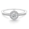 Anillo Solitario Diamante Clavel 0.30