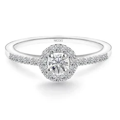 Anillo Solitario Diamante Clavel 0.30