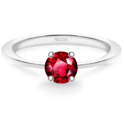 Anillo Solitario Rubi Isabella 0.50Ct