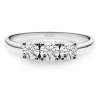 Anillo Trilogy 0.80 Diamante Oro Blanco