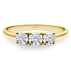 Anillo Trilogy 1.00 Diamante Oro Amarillo