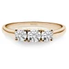 Anillo Trilogy 1.00 Diamante Oro Rosa