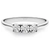 Anillo Trilogy Diamante 0.65 Oro Blanco