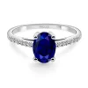 Anillo Zafiro Azul Lola 1.30Ct