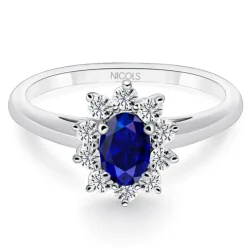 Anillo Zafiro Dalia 0.70