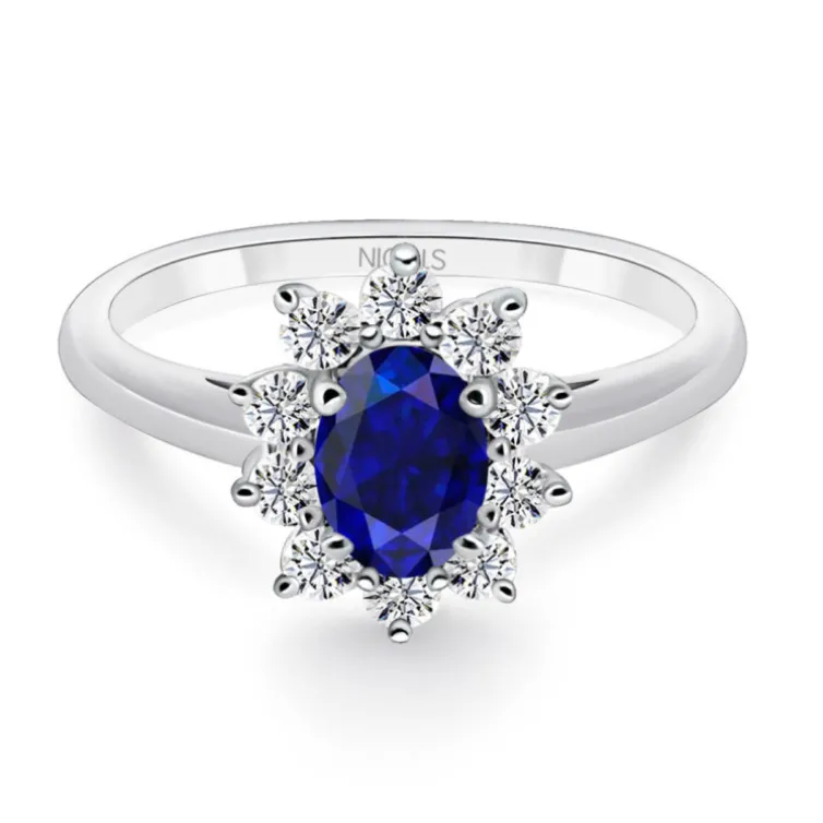 Anillo Zafiro Dalia 1.30