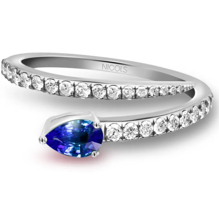 Anillo Zafiro Delicia con Diamantes