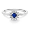 Anillo Zafiro Margarita 0.24