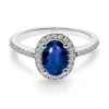 Anillo Zafiro Orla Dalia 0.90