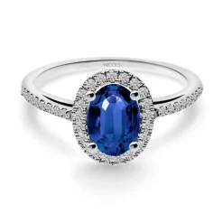 Anillo Zafiro Orla Dalia 0.98