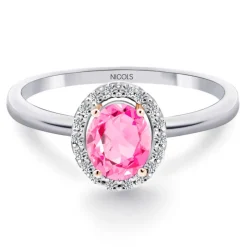 Anillo Zafiro Rosa Sunset 1.00 Ct