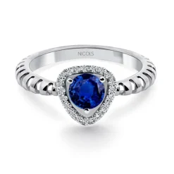 Anillo Zafiro Triangle