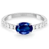 Anillo Zafiro y Diamantes Lolita 0.45