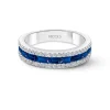 Anillo Zafiros Alianza Baguette Amelia