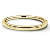 Brazalete de Oro Amarillo 18K Tubo Media Caña 6mm