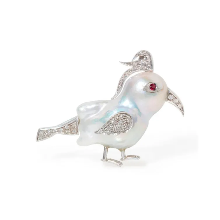 Broche Pájaro Naturalmente