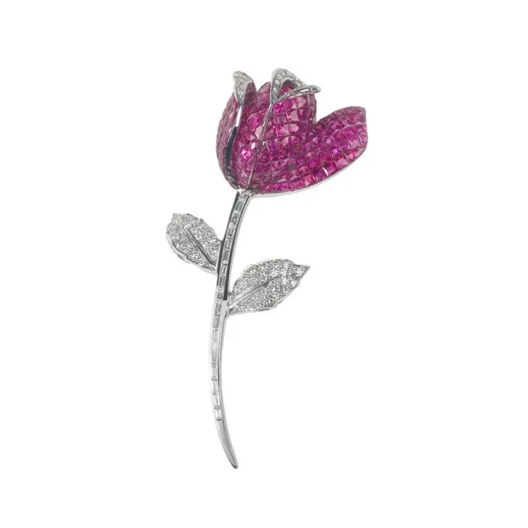 Broche Rosa Naturalmente