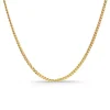 Cadena 60 cm Oro 18K 1.7mm Maciza Barbada