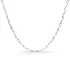 Cadena Bilbao Oro Blanco 18K 1.2mm 45cm