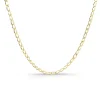 Cadena 45cm Bilbao Oro 18K 1.6mm