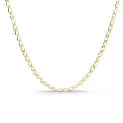 Cadena 45cm Bilbao Oro 18K 1.6mm