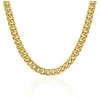 Cadena Cubana 50cm Oro Amarillo Maciza 18K