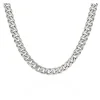 Cadena Cubana 60cm Plata de Ley Maciza 925 7mm