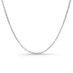 Cadena forzada 1.3mm oro 18K 40cm
