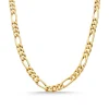 Cadena Hombre 60cm Oro Amarillo Maciza 18K Figaro 3-1