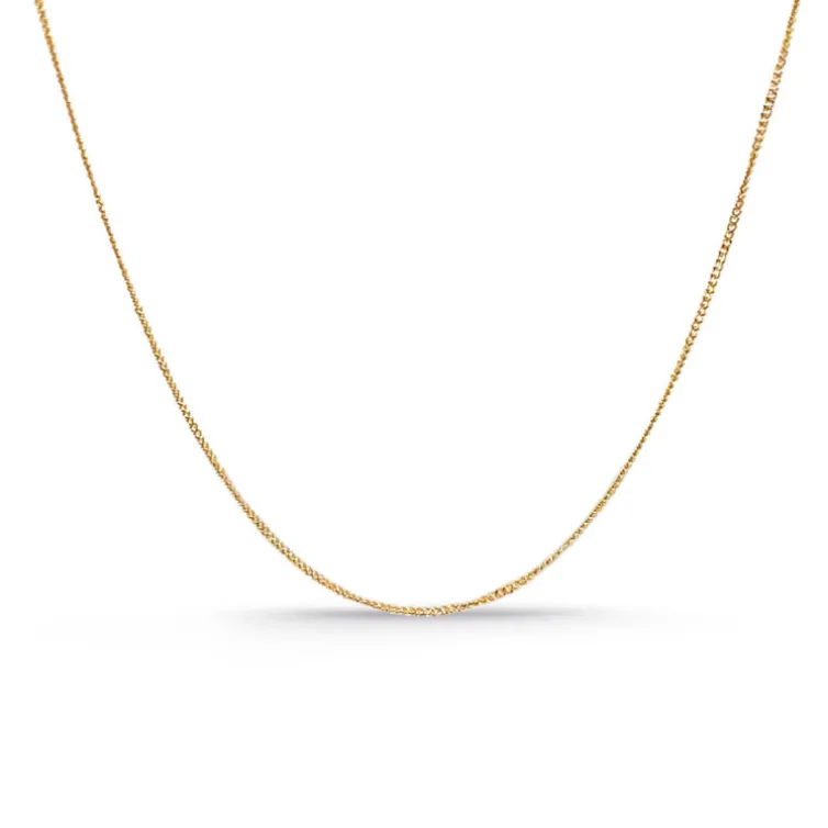 Cadena Oro Barbada 18k 60cm 0.8mm
