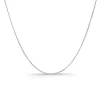 Cadena Oro Blanco Barbada 18k 60cm 0.8mm