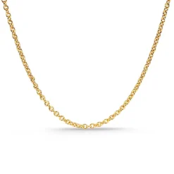 Cadena Oro Forzada 1.7mm 18K 45cm