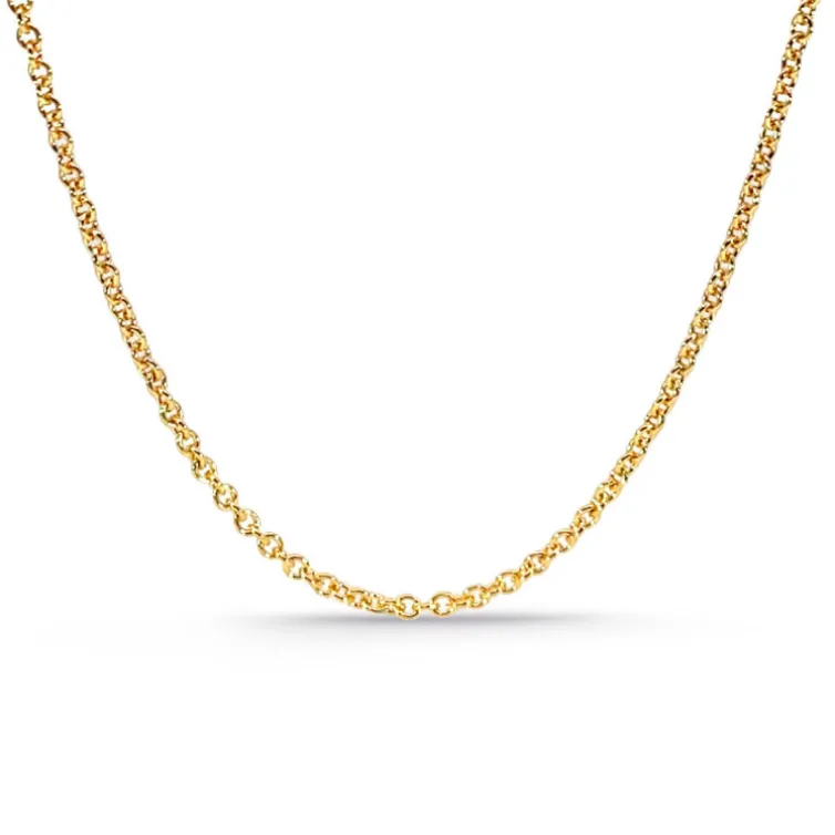 Cadena Oro Forzada 1.7mm 18K 45cm