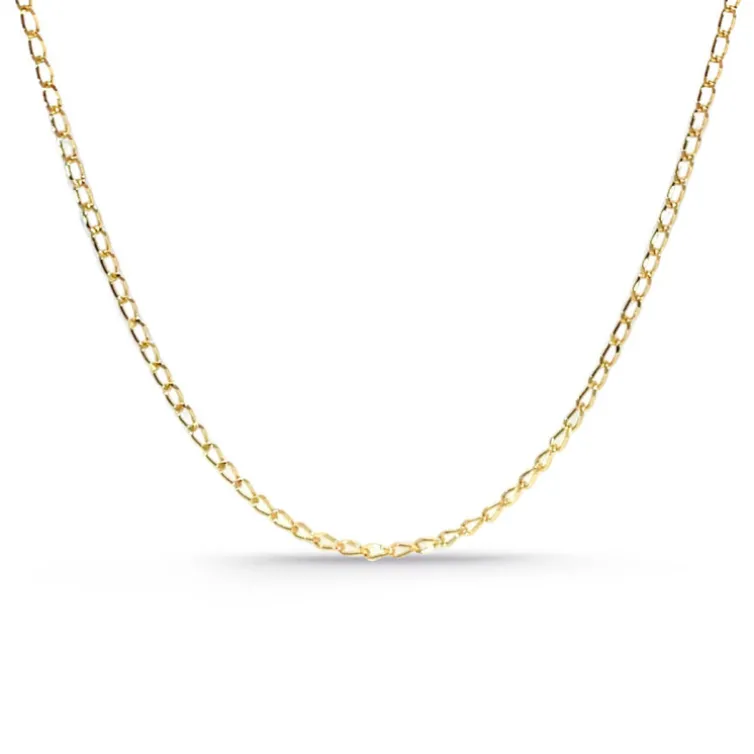 Cadena Oro 18K Bilbao 1.2mm 45cm
