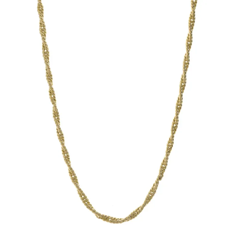 Cadena Oro 18K Cordón Entrelazado 60Cm