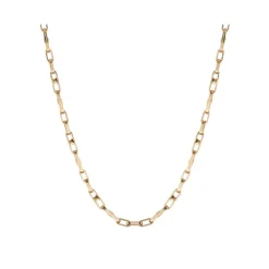 Cadena Oro 18K Eslabon Barra 50Cm