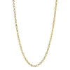 Cadena Oro 18K Eslabon Forsado Oval