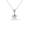 Colgante Diamante Estrella 0.08Ct