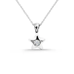 Colgante Diamante Estrella 0.08Ct